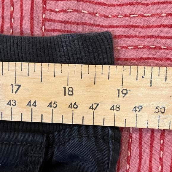 H & M men’s size Large skinny fit black cargo pants - FADED - Picture 12 of 16